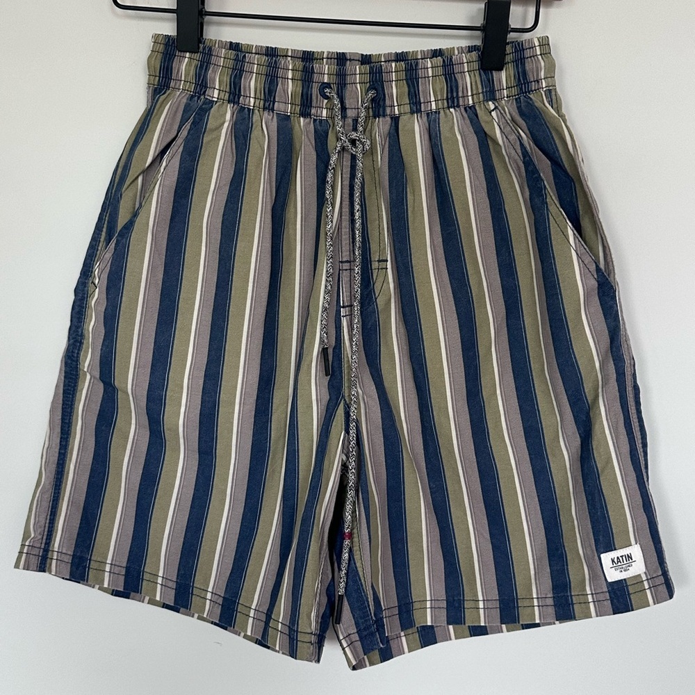 Katin Kenwood Volley Striped Swim Shorts